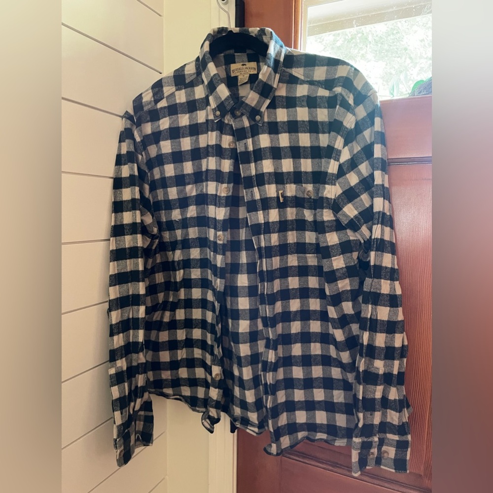 Men’s XL Buffalo Jackson green check flannel